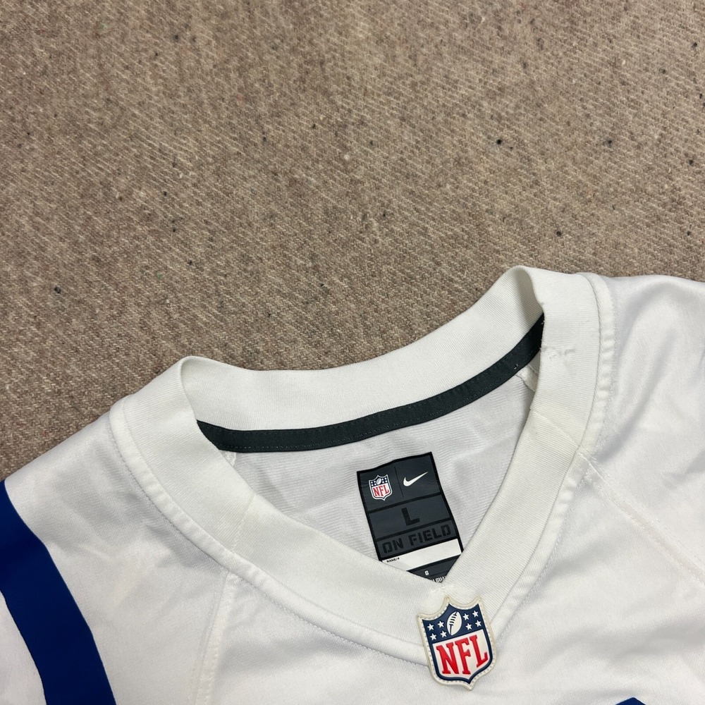Indianapolis Colts Andrew Luck Jersey Mens Large White NFL Nike On Field - Picture 5 of 11